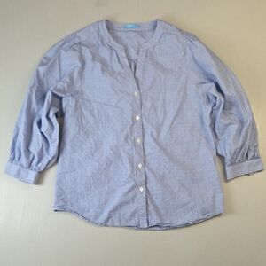 J. McLaughlin Swiss Dot Blouse